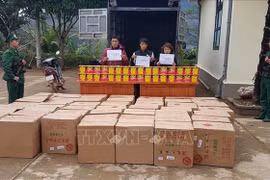 临近春节非法运输鞭炮案高发 越南边境地区抓获多名涉案人员