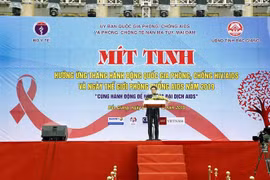 政府副总理武德儋出席“2019年国家防艾行动月”和“世界艾滋病日”响应活动