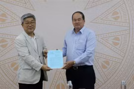 韩国企业在安江省投资建设总额近9亿美元的智慧工业园区