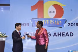 越南与博茨瓦纳建交10周年纪念典礼在河内举行