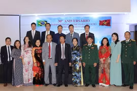 越南与巴西建交30周年纪念典礼在巴西利亚举行
