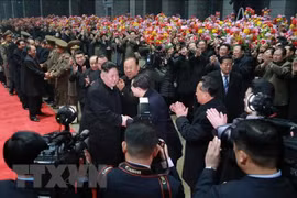 朝中社：朝鲜最高领导人金正恩结束访越行程回到平壤