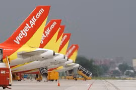 越捷航空公司在农历春节期间将增加近1200趟航班