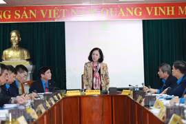 越共中央民运部部长出席越南劳动总联合会主席团第二次会议