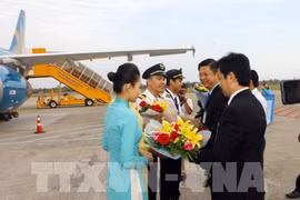 芹苴至岘港新航线开航