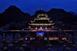 2019年联合国卫塞节：越南政府副总理范平明出席祈求世界和平的花灯祈福法会