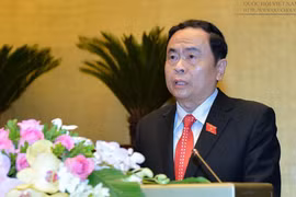 越南祖国阵线中央委员会主席陈清敏向韩桑林致贺电