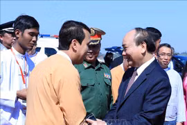 越南政府总理阮春福圆满结束对缅的访问之旅