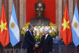 阿根廷共和国总统圆满结束对越南进行的国事访问