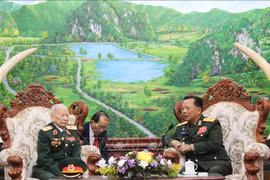 老挝国防部长感谢援老越南志愿军和专家的奉献