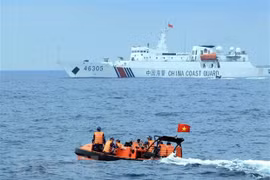 越中举行北部湾湾口外海域工作组第十二轮磋商和海上共同发展磋商工作组第九轮磋商