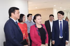 越南国会主席阮氏金银出席《人民代表报》更名升级10周年纪念活动