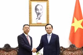 越南政府副总理陈流光会见天合光能集团董事长