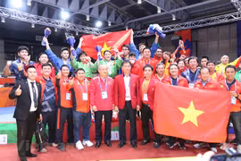 组图：越南克拉术队在第30届东南亚运动会上取得优异成绩