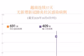 图表新闻：越南连续37天无新增新冠肺炎社区感染病例