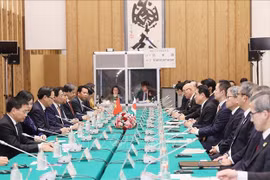 越南政府总理范明政同日本首相岸田文雄举行会谈