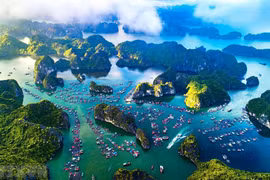 图表新闻：世界自然遗产下龙湾——世界领先自然旅游目的地之一