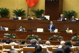 越南第十四届国会第八次会议：越南通信传媒部部长阮孟雄回答质询（组图）