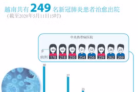 图表新闻：越南共有 249 名新冠肺炎患者治愈出院