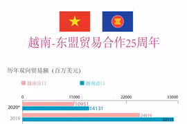 图表新闻：越南-东盟贸易合作25周年