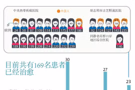 图表新闻：到目前为止越南的新冠肺炎治愈病例共169例