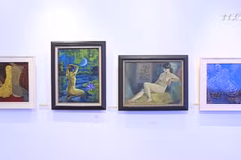 裸体绘画专题展首次亮相河内