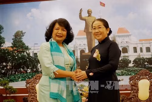 全球妇女峰会主席邀请胡志明市领导出席2018年全球妇女峰会 ảnh 1 全球妇女峰会主席邀请胡志明市领导出席2018年全球妇女峰会 ảnh 1