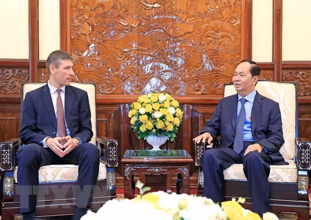 国家主席陈大光：越南重视加强越英战略伙伴关系 ảnh 2