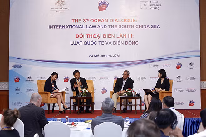 题为“国际法与东海”的第三次海洋事务对话在河内举行 ảnh 1 题为“国际法与东海”的第三次海洋事务对话在河内举行 ảnh 1