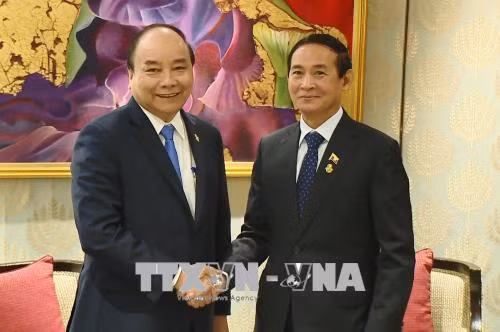 阮春福与柬老缅三国领导人举行会晤 ảnh 2 阮春福与柬老缅三国领导人举行会晤 ảnh 2