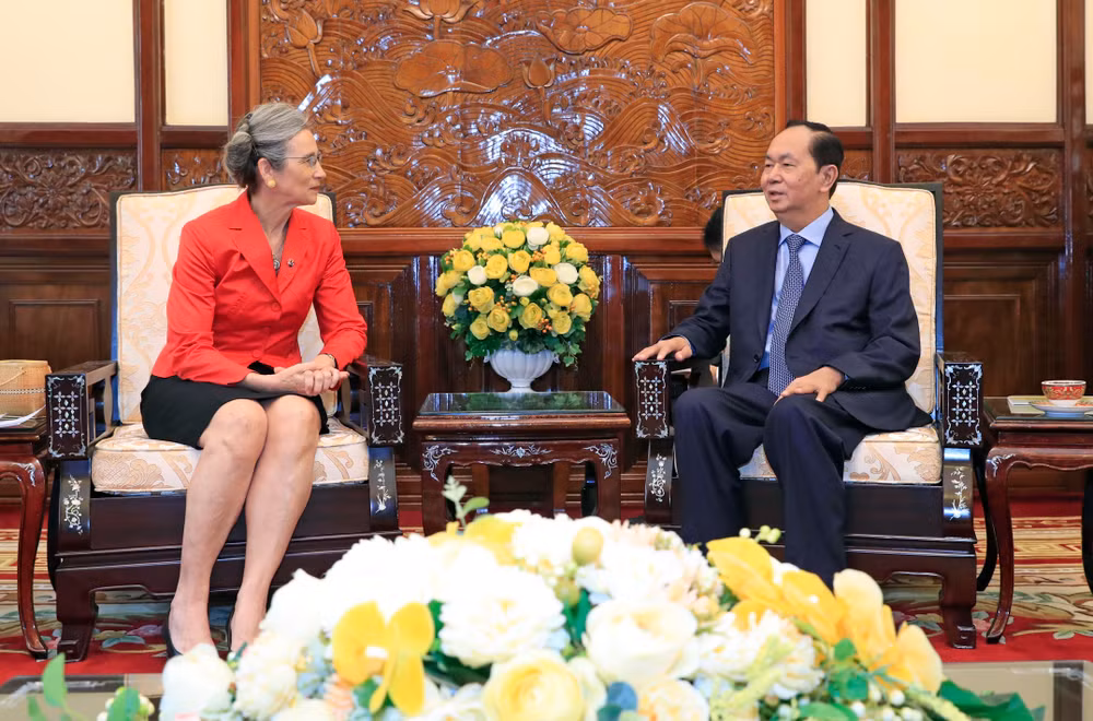 越南国家主席陈大光会见即将离任的荷兰驻越大使尼恩可 ảnh 1 越南国家主席陈大光会见即将离任的荷兰驻越大使尼恩可 ảnh 1