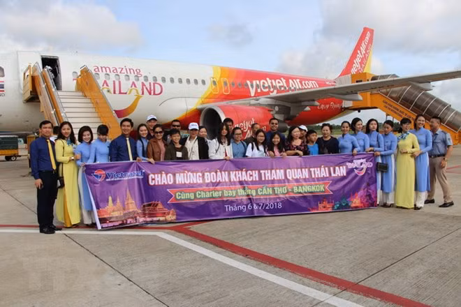 越南芹苴市直飞泰国首都曼谷的航线投入运行 ảnh 1