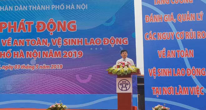 河内市启动2019年劳动卫生安全行动月 ảnh 1