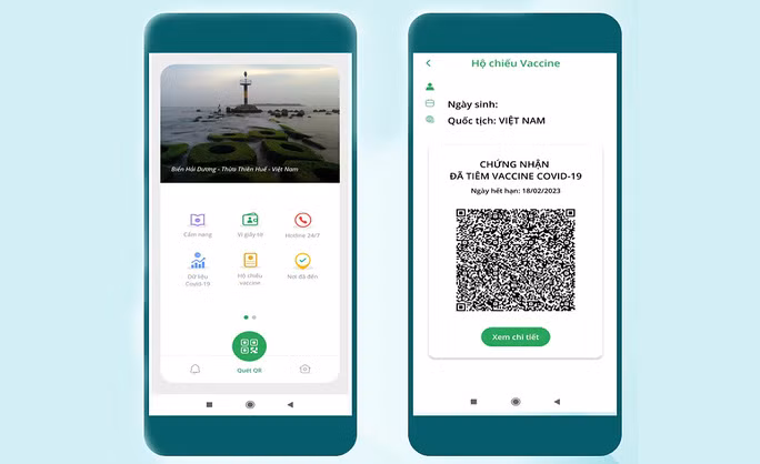 越南向民众发放疫苗护照 ảnh 1
