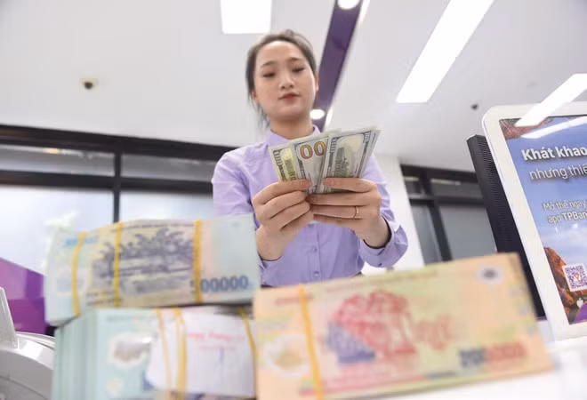 4月4日上午越盾对美元汇率中间价下调3越盾 ảnh 1