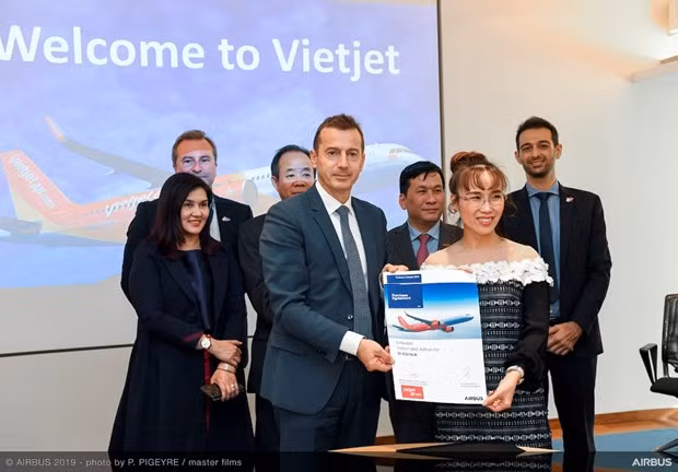 越捷航空公司与空客公司签署20架A321XLR客机订购合同 ảnh 2
