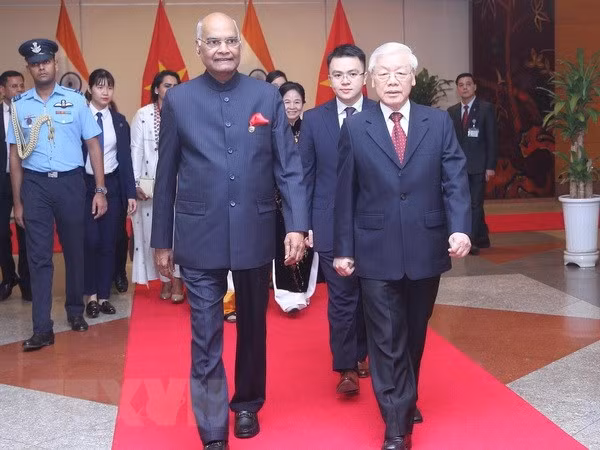 印度总统拉姆·纳特·科温德圆满结束对越的国事访问 ảnh 1