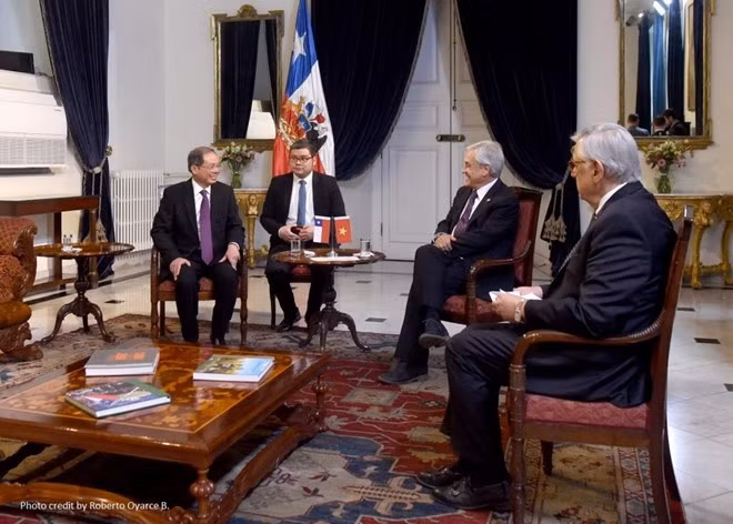 智利总统高度评价越南经济发展成就 ảnh 1 智利总统高度评价越南经济发展成就 ảnh 1