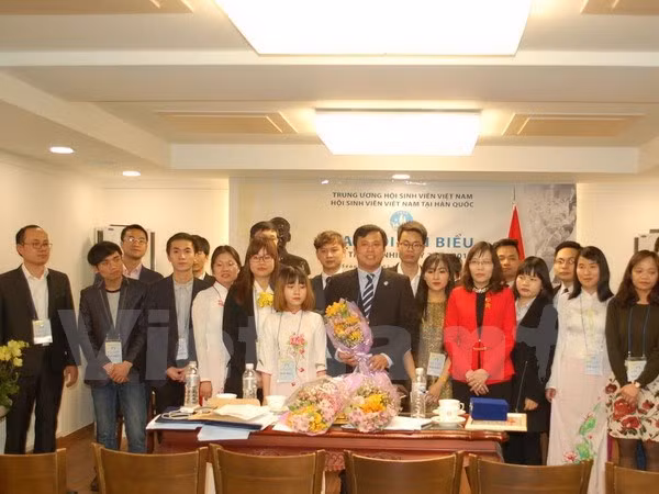韩国越南留学生心系祖国 ảnh 1