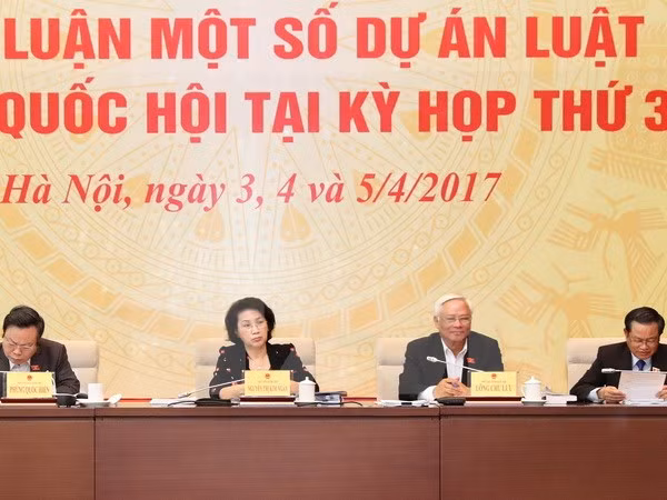 阮氏金银主持召开专职国会代表会议 ảnh 1 阮氏金银主持召开专职国会代表会议 ảnh 1