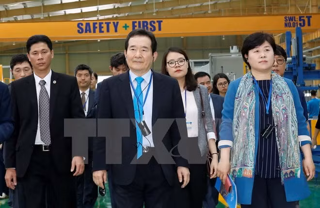 韩国国会议长丁世均圆满结束对越进行的正式访问 ảnh 1 韩国国会议长丁世均圆满结束对越进行的正式访问 ảnh 1