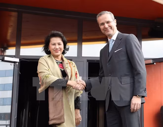 越南国会主席阮氏金银：越南承诺为瑞典企业赴越投资创造更加宽松的营商环境 ảnh 1