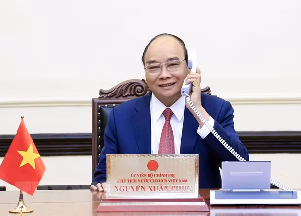 越南国家主席与韩国当选总统通电话 ảnh 1 越南国家主席与韩国当选总统通电话 ảnh 1