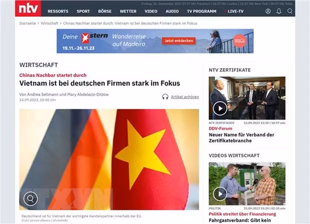 德国企业瞄准越南市场 ảnh 1
