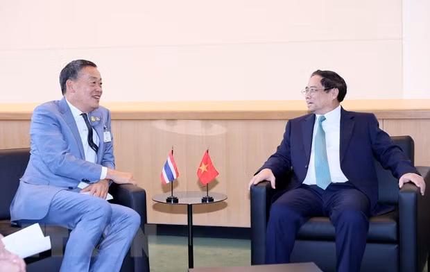 越南政府总理范明政出席第78届联合国大会期间会见各国领导人 ảnh 4