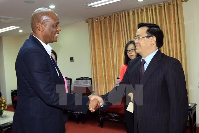 南非共产党高度评价越南发展成就 ảnh 1