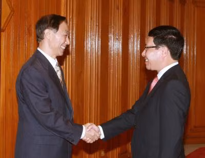 阮富仲总书记会见中国全国政协副主席、中联部部长王家瑞 ảnh 2