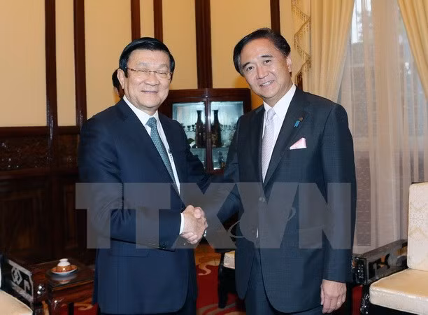越南国家主席张晋创会见日本神奈川县知事黑岩佑治 ảnh 1 越南国家主席张晋创会见日本神奈川县知事黑岩佑治 ảnh 1