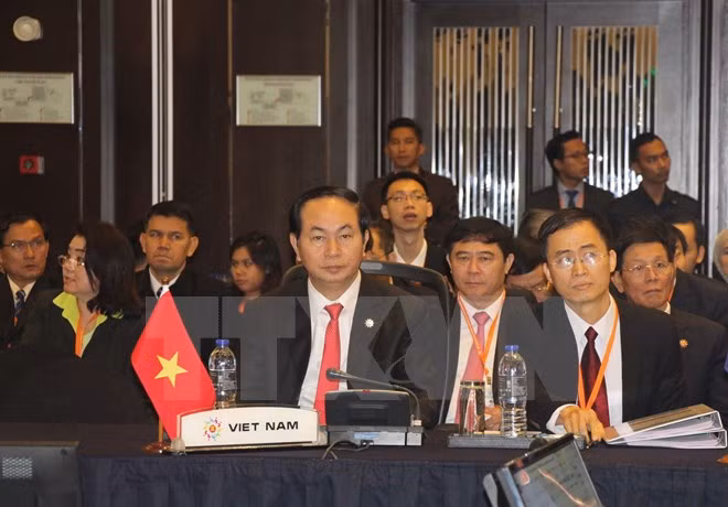 公安部长陈大光出席第七届东盟与中日韩打击跨国犯罪部长级会议 ảnh 1 公安部长陈大光出席第七届东盟与中日韩打击跨国犯罪部长级会议 ảnh 1