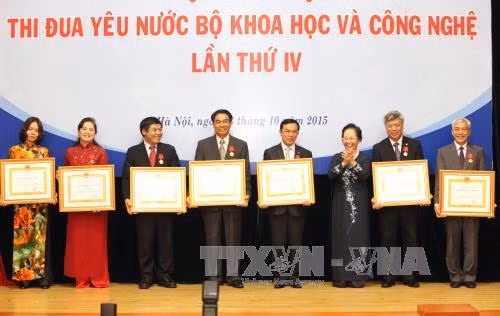 越南科学技术部举行第四次爱国竞赛大会 ảnh 1 越南科学技术部举行第四次爱国竞赛大会 ảnh 1